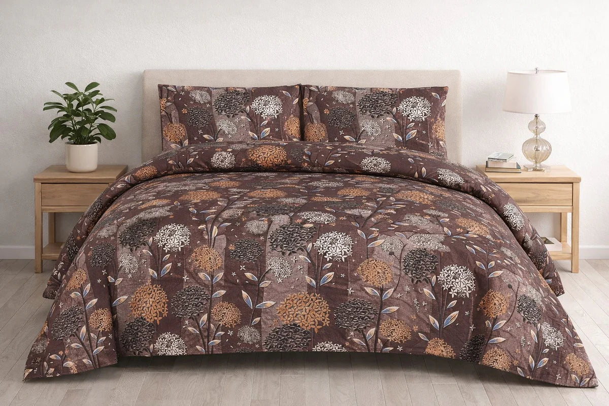3-Piece Ultrasonic Printed Bedspread Set β Premium Quality